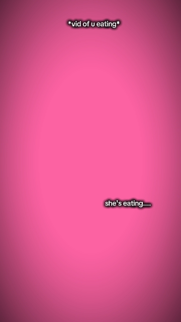She's eating 