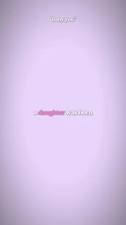 a daughter was born