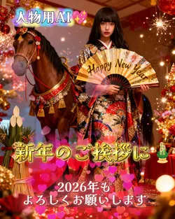あけおめ2026/人物用AI
