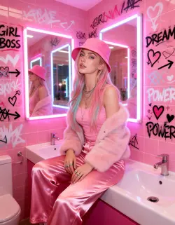 pink girl
