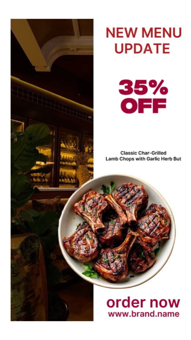 new menu