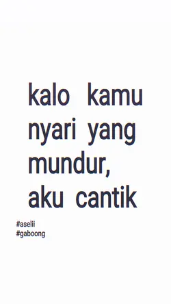 AKU CANTIK