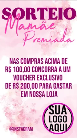 Sorteio dia das mães