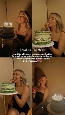 parabéns pra mim 💘