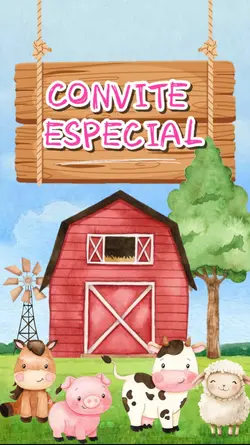 Convite Fazendinha 