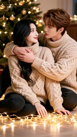 Christmas couple 