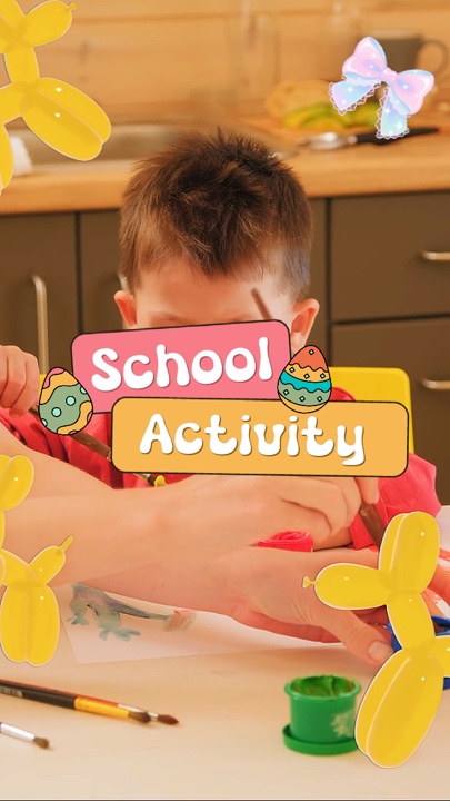 Actividad Escolar Niños