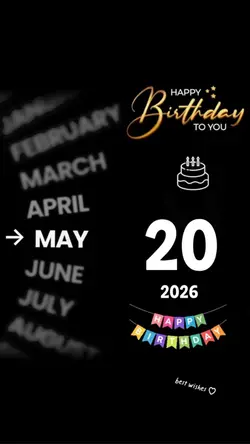 hbd 20 may 2026 