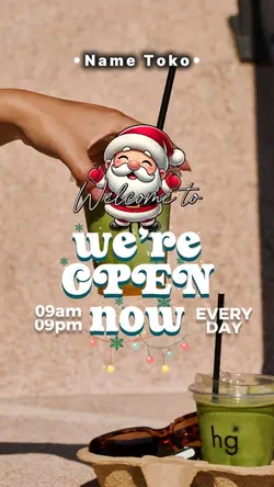 Weareopen christmas