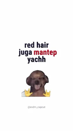 red hair juga mantep