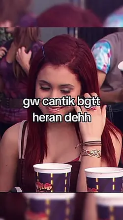 gw cntik bgt heran