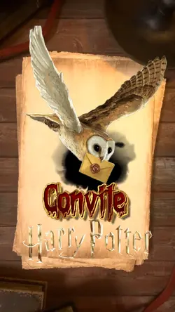 Convite Harry Potter