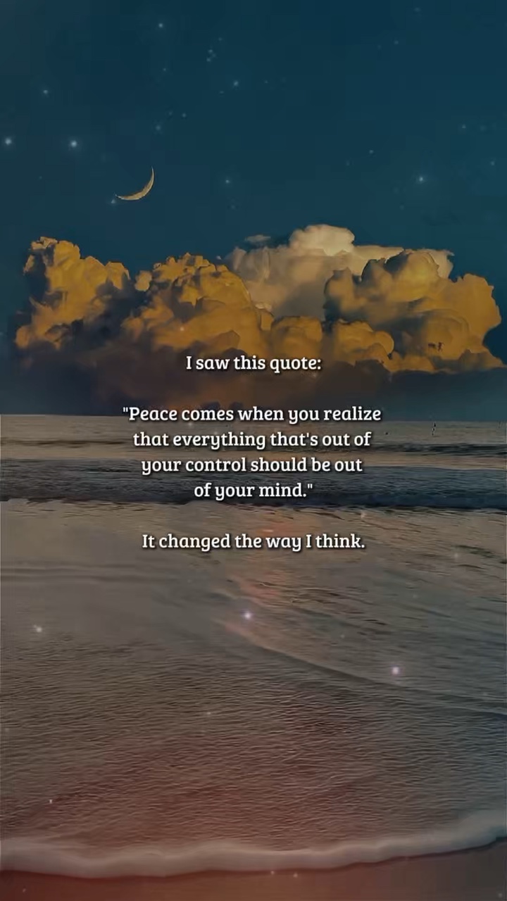 I saw this quote: