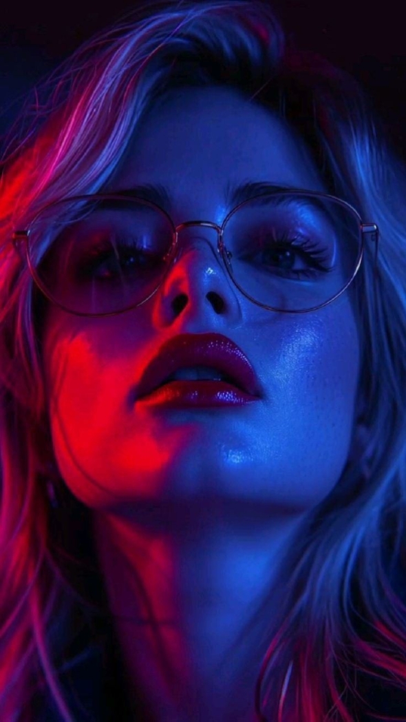 merah biru