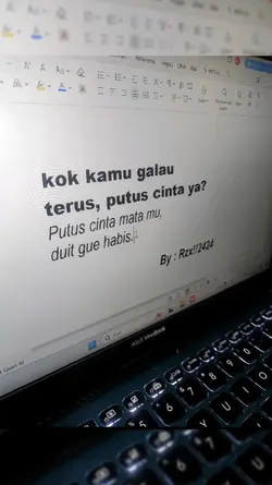 DUIT GUE HABIS.