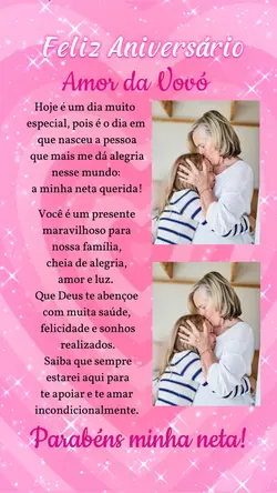 Parabéns Neta