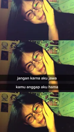 jangan karna ak hama