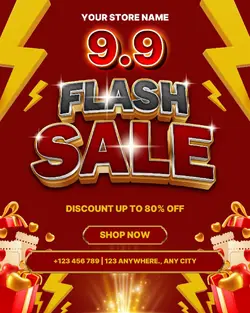 9.9 FLASH SALE