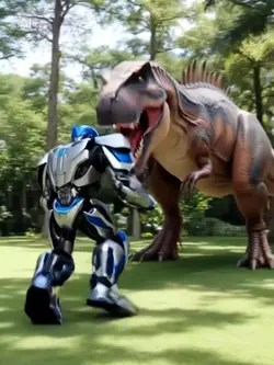 恐竜と戦ってみた