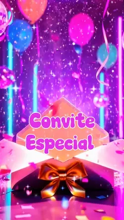 convite neon