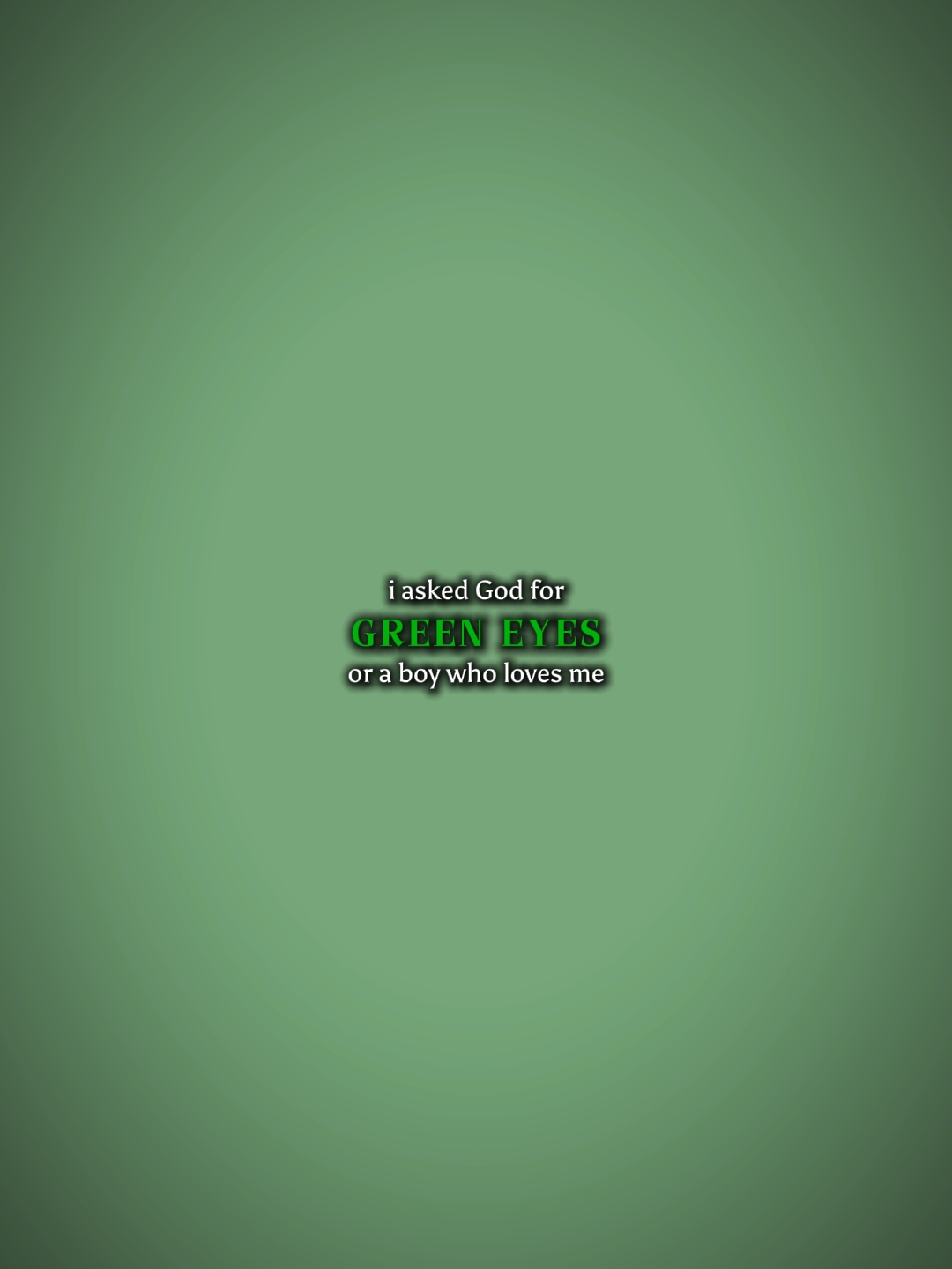 Grüne Augen