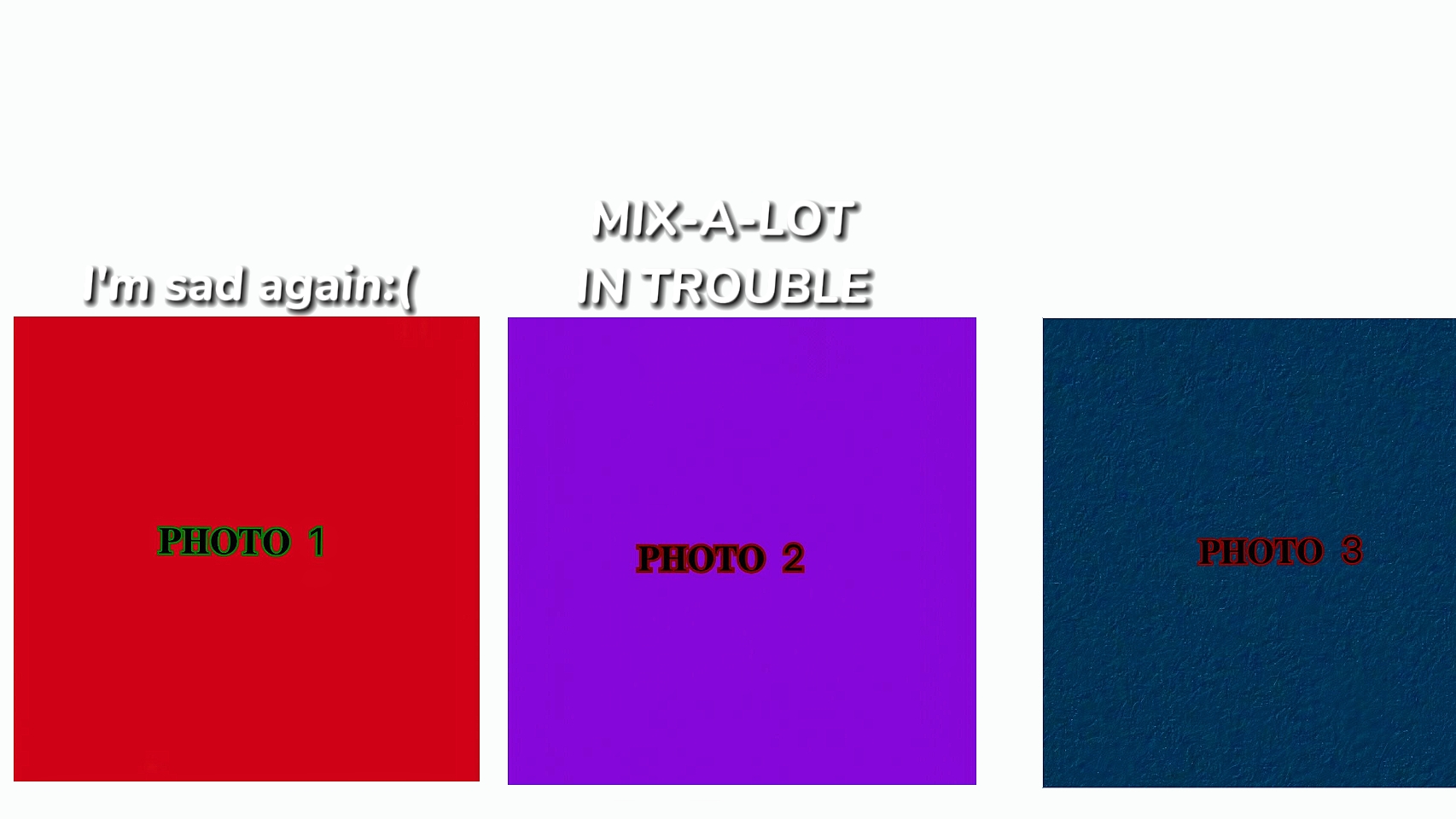 3 fotos de tamplate 