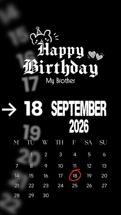 HBD 18 September 