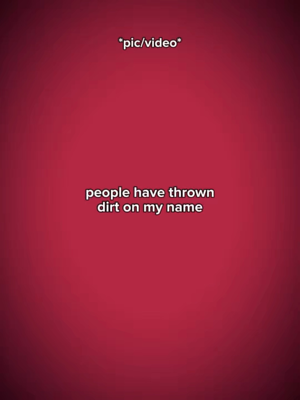 people throw dirt