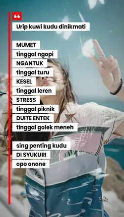 Mumet tinggal ngopi