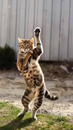 gato dançando ia