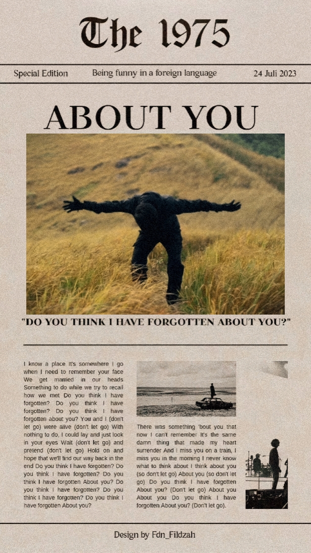 poster about you