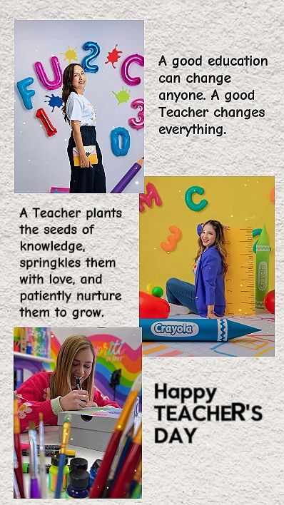Feliz dia do professor