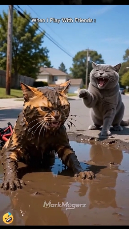 Gato gracioso