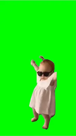 Cute baby dancing