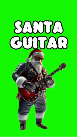 Santa guitar jingle