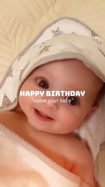 joyeux anniversaire bébé