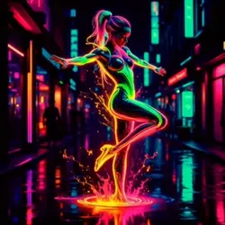 Neon dancer