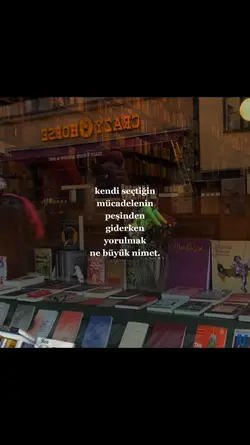 kendi mücadelen..