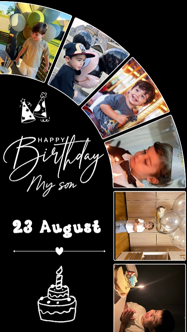 HBD SON AUGUST 23