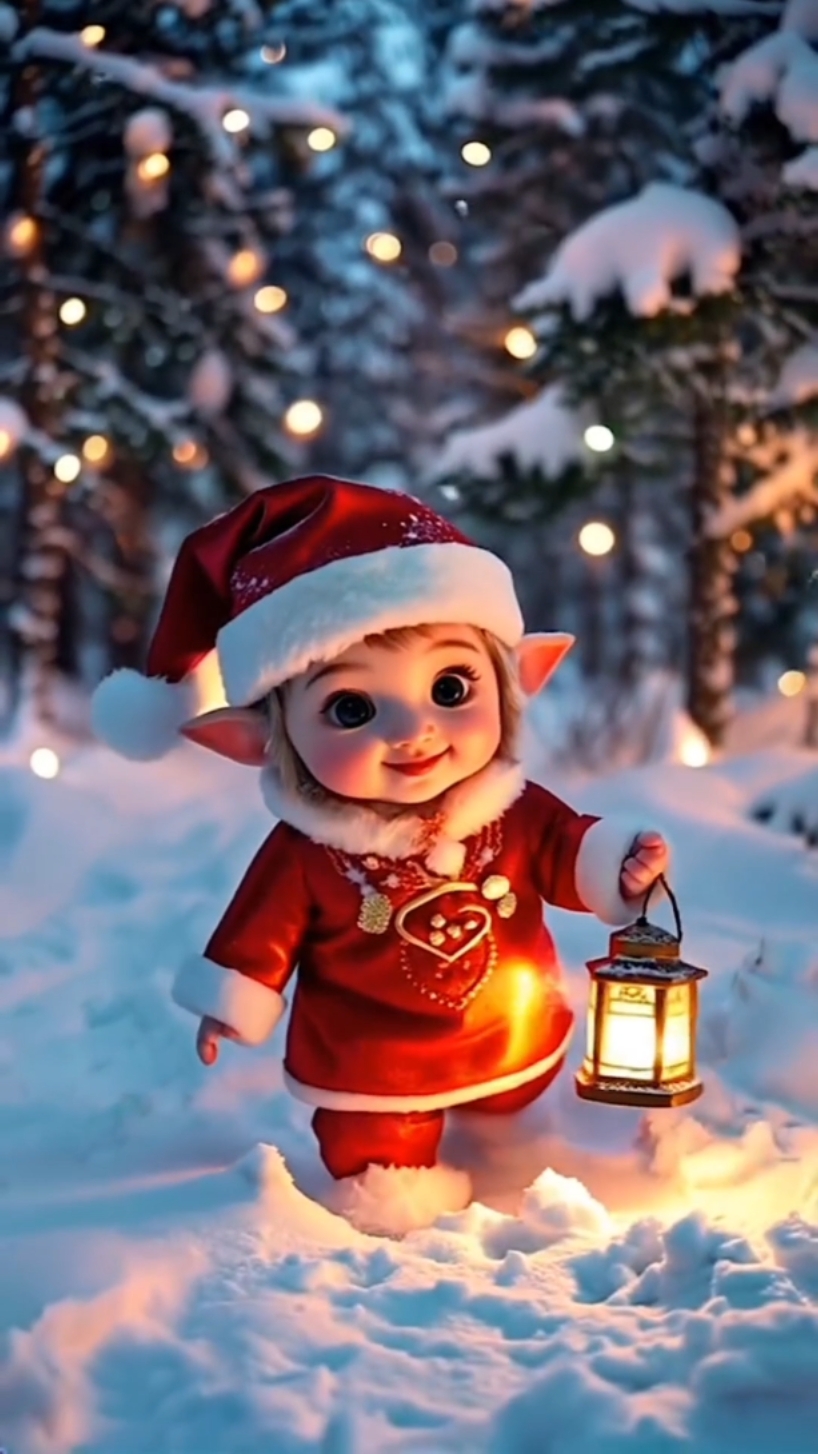 cute tiny santa