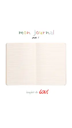 mon journal 📖