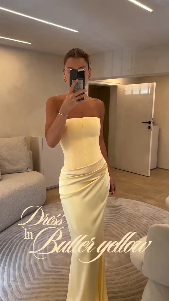 Tereyağlı SARI ELBİSE