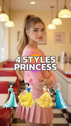 4 Styles Princess