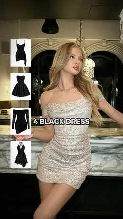 4 black dress