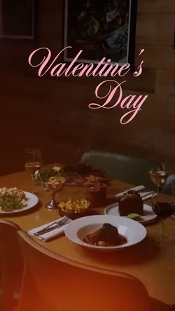 San Valentín food