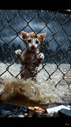 kucing banjir
