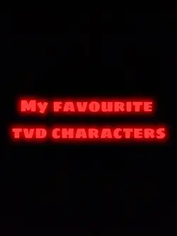 Tvd characters🔛🔝