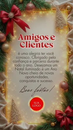 Feliz natal clientes