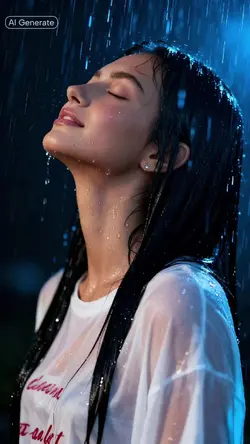 Rain photoshoot 