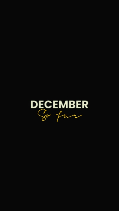december so far